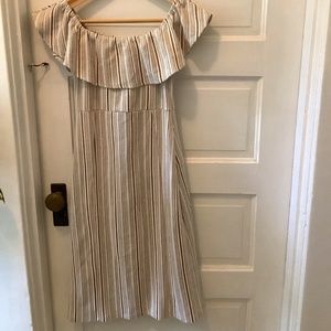 Zara Off the Shoulder Fitted Dress